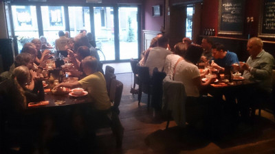 Afsluitend gezamenlijk eten na Huldiging