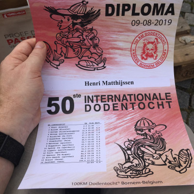 Diploma Dodentocht