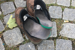 Schoentjes uit en luchten