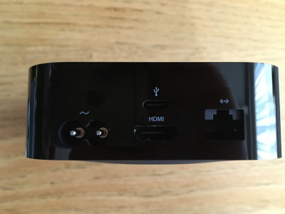 Aansluitingen van AppleTV 4