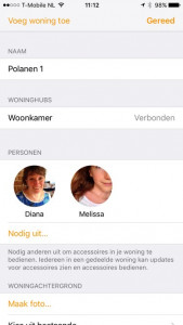 Beheren Toegang Homekit