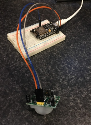 Aansluitingen PIR Module