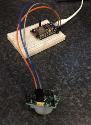 Aansluitingen PIR Module