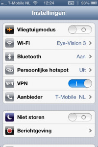 iPhone - VPN Switch