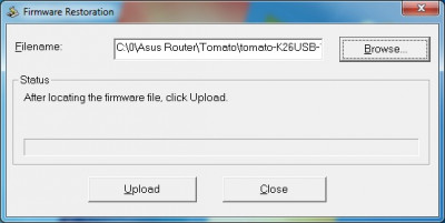 Asus Firmware Restoration Utility
