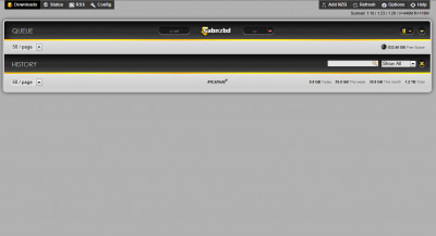 SABnzbd+ Web-based Interface