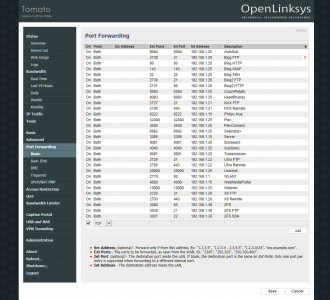 Tomato - Port-Forwarding