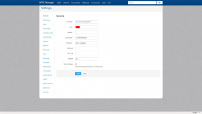 HTPC Manager - Instellingen