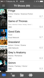 Official XBMC Remote - TV Series