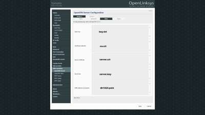 Tomato - OpenVPN - Keys Configuratie