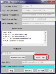 Stick - Install CHDK