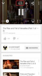 Chromecast Knop YouTube
