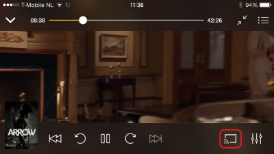 Plex Chromecast Knop