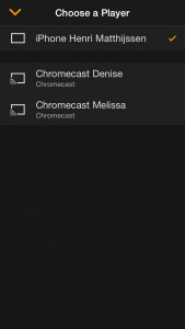 Plex Chromecast Selecteren