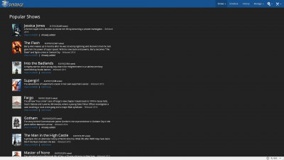 SickRage - Popular Shows