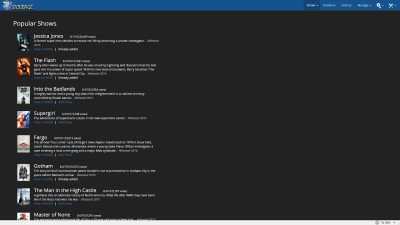 SickRage - Popular Shows