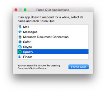 Force Quit Applications