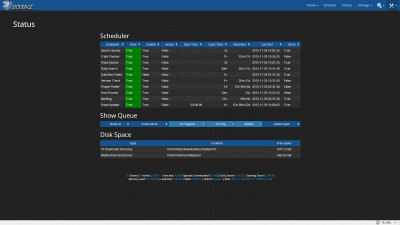 SickRage - Server Status