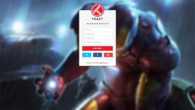 Trakt.tv - Create Account