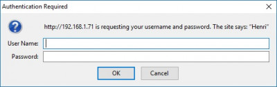 Authentication Required