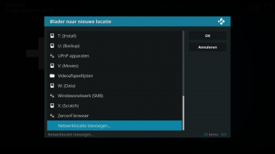 Kodi - Bladeren naar map