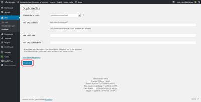 Duplicate site