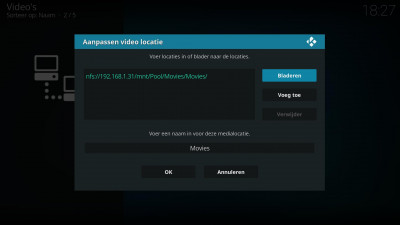 Kodi - Aanpassen video locatie