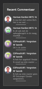 Commentaar Widget