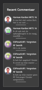 Commentaar Widget