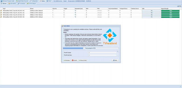 Tvheadend - Detect Channels