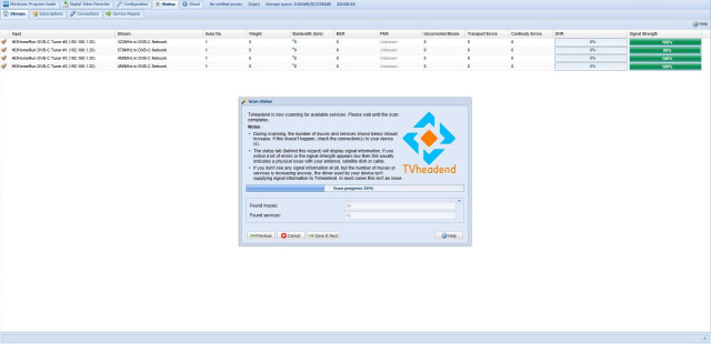Tvheadend - Detect Channels