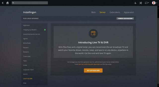Set Up Plex DVR