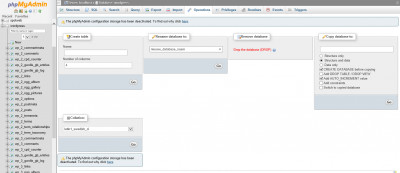 phpMyAdmin - Rename database