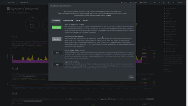 Netdata - Settings