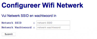 eCurtains - Configure Wifi Network