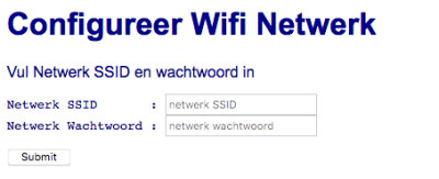 eCurtains - Configure Wifi Network