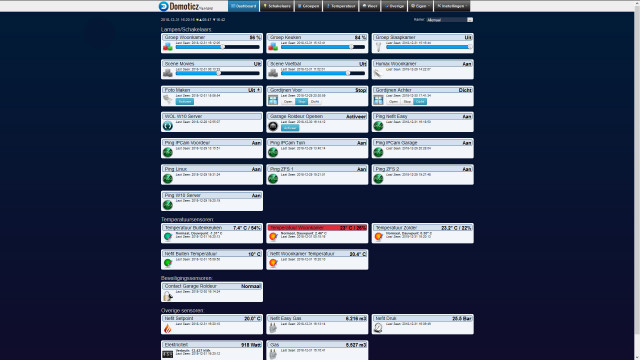 Domoticz - Dashboard