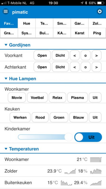 Pimatic - Gordijnen