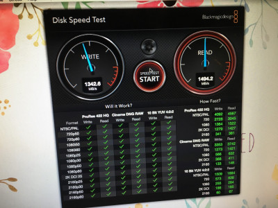 Disk Speed Test MacBook Air