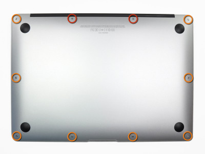 Schroeven Achterkant MacBook Air 13 begin 2015