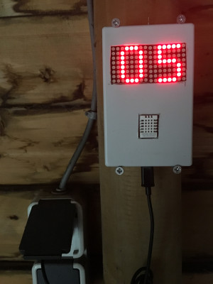 Ingebouwde DHT22 en MAX7219