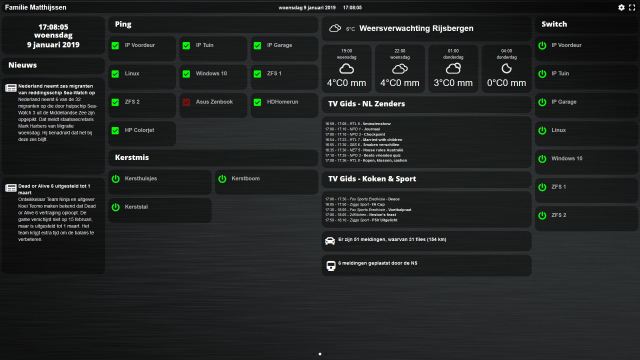 Dashticz Familie Matthijssen - Scherm 2