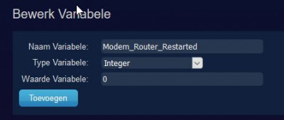 Uservariabele 'Modem_Router_Restarted'