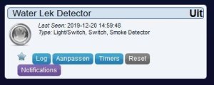 Domoticz - Water Lek Detector