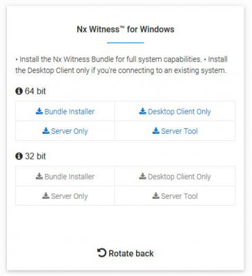 Download Nx Witness voor Windows Client