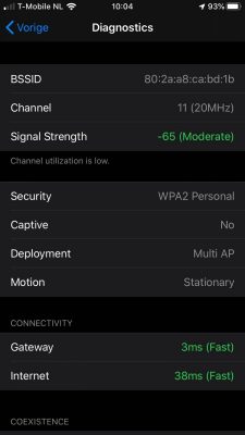 Extra Wi-Fi Diagnostiek