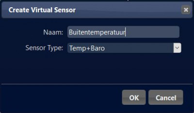Domoticz Create Virtual Sensor