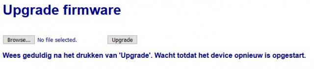 eTemperature - Upgrade firmware