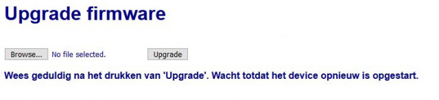 eGarageOpener - Upgrade Firmware