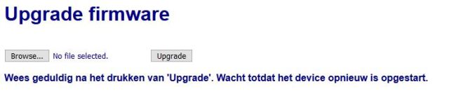 eGarageOpener - Upgrade Firmware